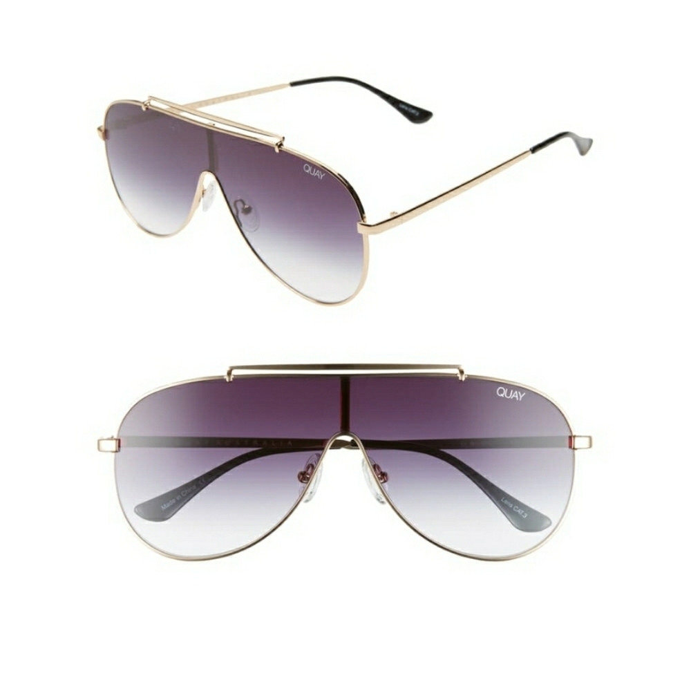 NWT Quay JLO EL DINERO AVIATORS SUNGLASSES… - Picture 3 of 11
